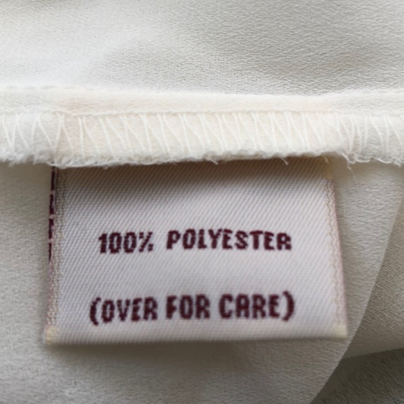 VTG Susan Bristol sheer ivory long sleeve blouse - Picture 7 of 10